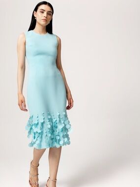 Catherine Regehr New Jewel Neck Jackie Dress With Disc Hem Size XL $1,750.00